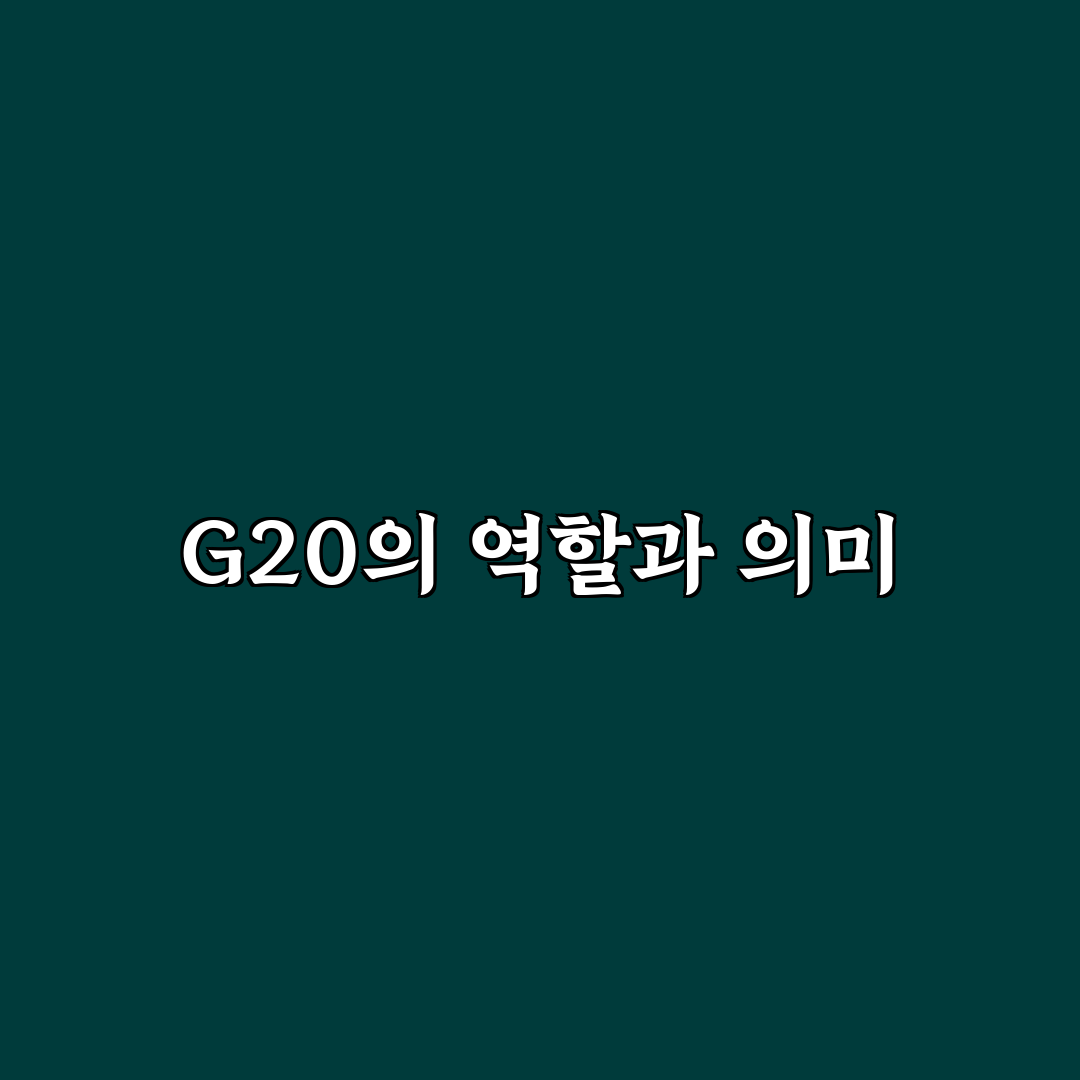 2026년 g20 정상회의 주요 정보 및 꿀팁 정리