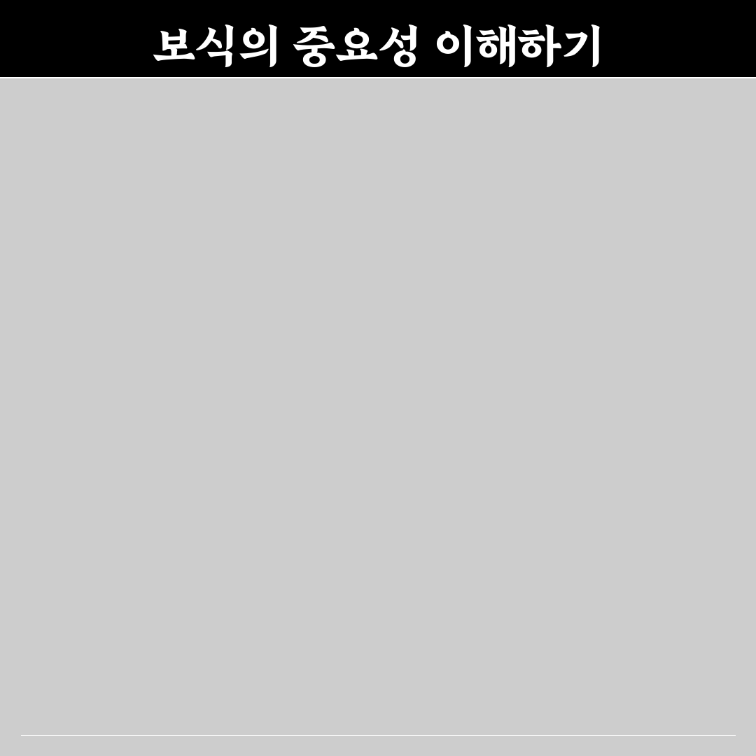 간헐적 단식 후 보식 꿀팁과 단계 정리